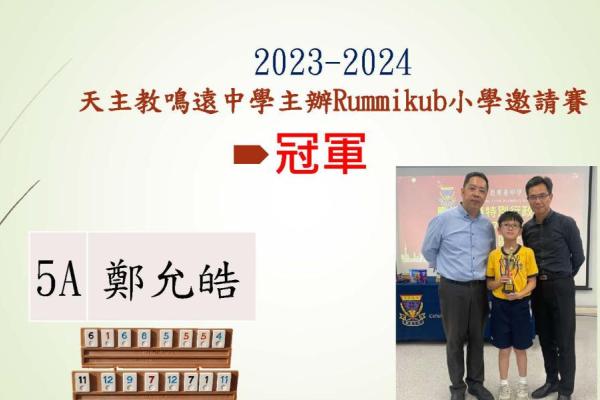 RUMMIKUB邀請賽 冠軍